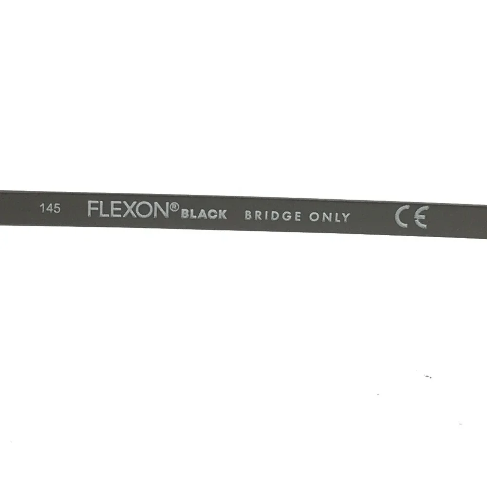 Flexon Eyeglasses Frames B2022 001 Matte Black Gunmetal Gray Titanium 55-19-145